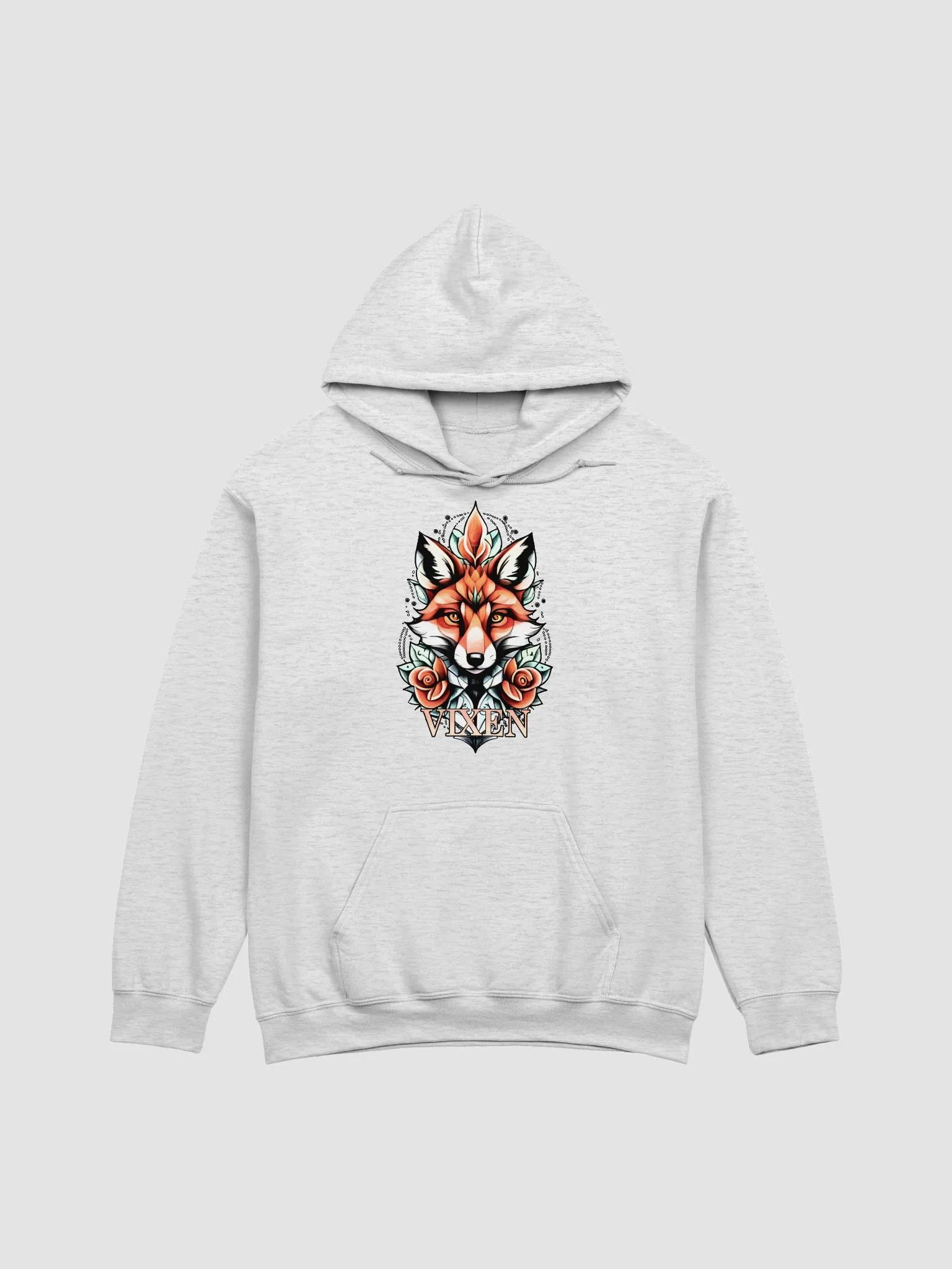 Hot Vixen with roses tattoo style hoodie product image (4)