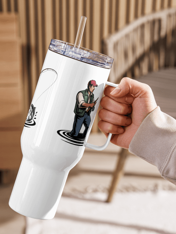 Tranquil Fishing Expedition Travel Mug product image (1)
