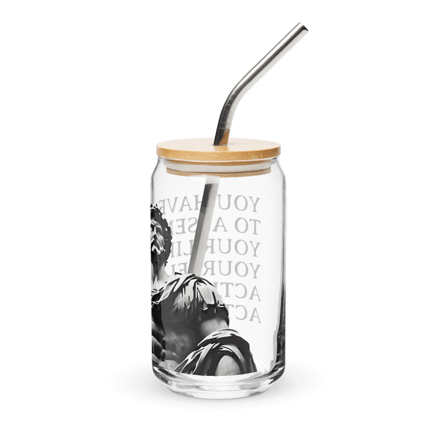 Marcus Aurelius Quote Can-Shaped Glass product image (9)