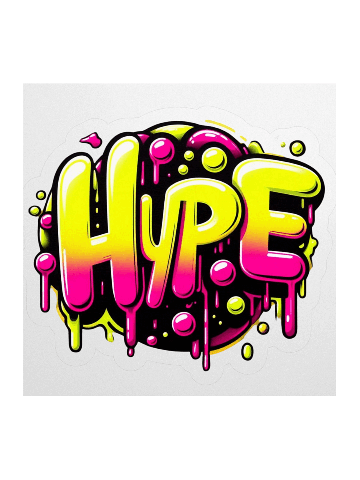 HYPE | Colorful Bubble Graffiti Tag for Trendsetters product image (2)