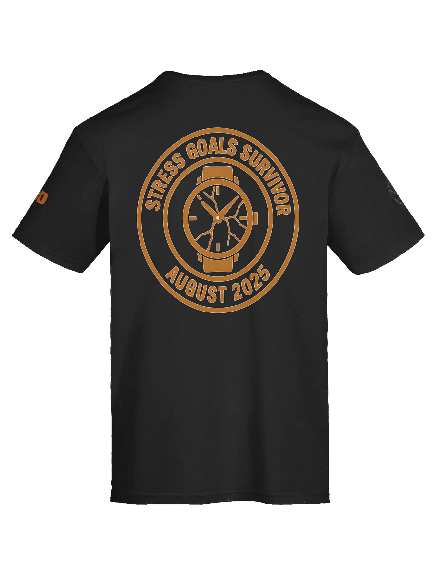 HBD Gaming Stress Goals Survivor 2025 T-shirt product image (95)
