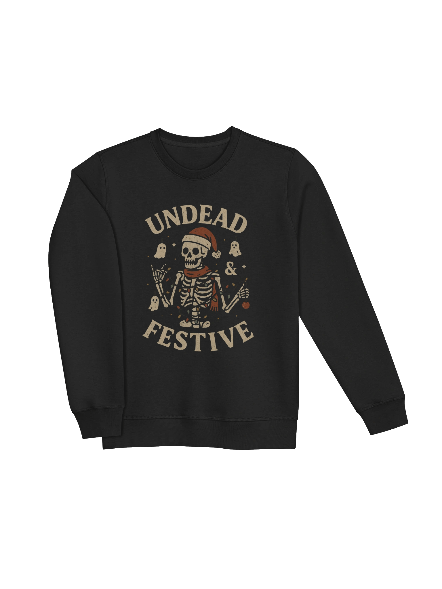 Undead & Festive Skeleton Christmas Sweatshirt product image (5)