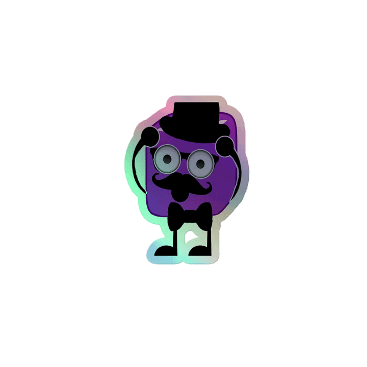 DisguisedPixel Shocked Holographic Sticker Sheet product image (1)