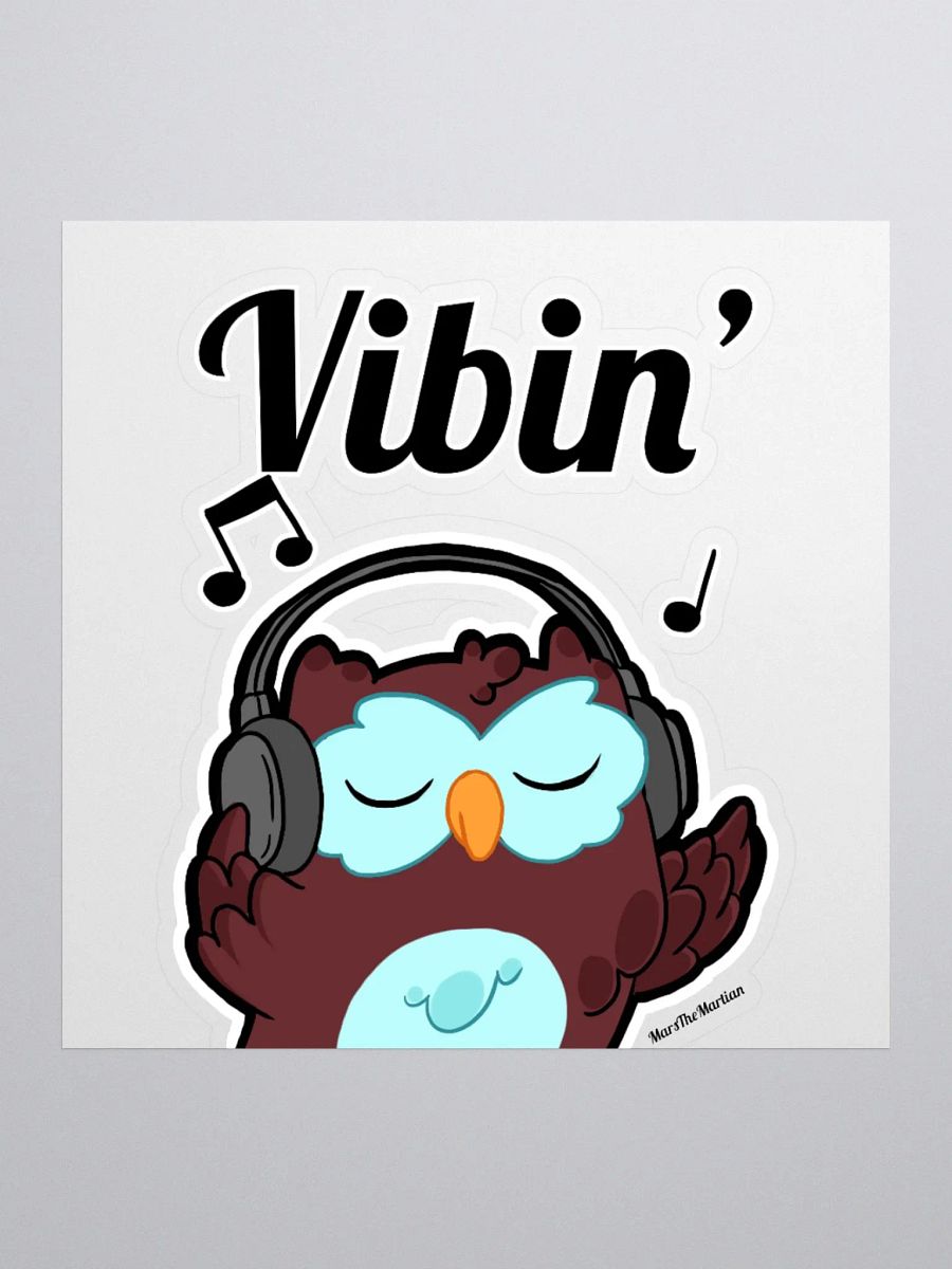 Olly The Owl - Vibin' Sticker 2 product image (1)