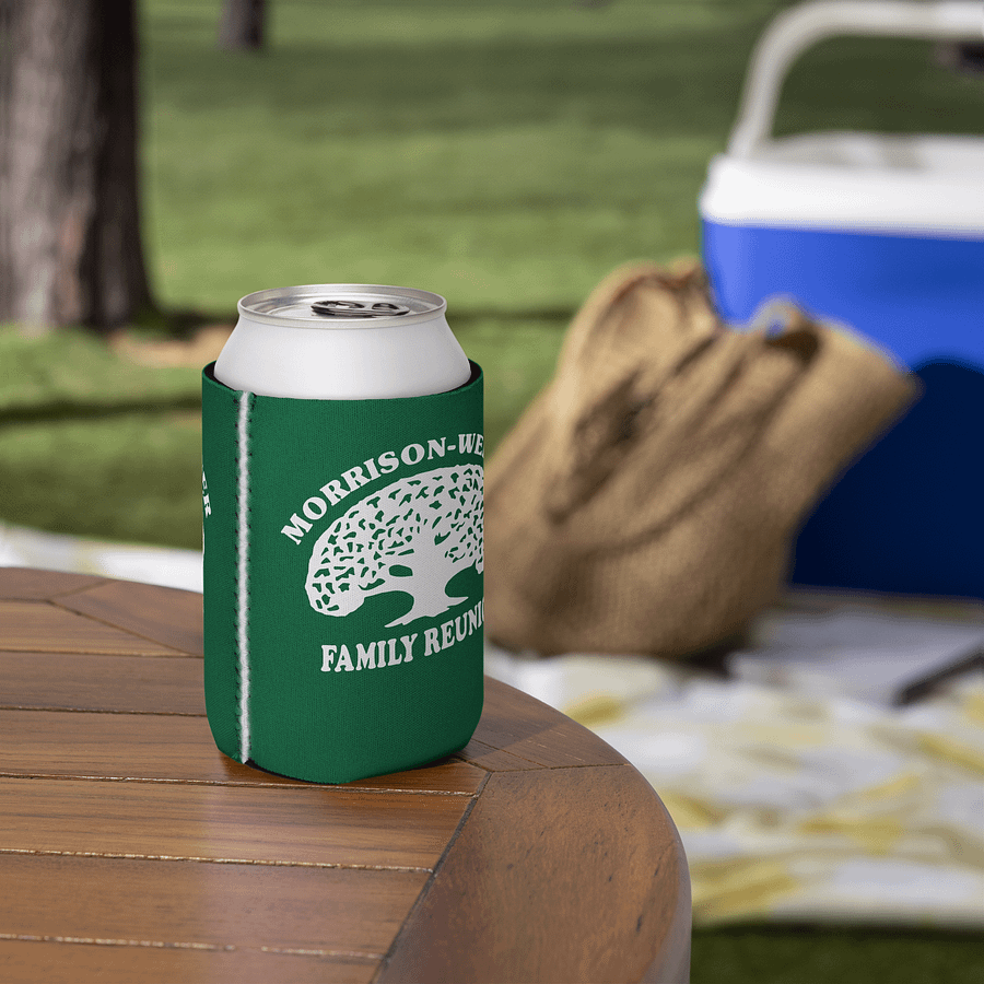 "Morrison-Werner Family Tree" Can Coozie (Green) product image (5)