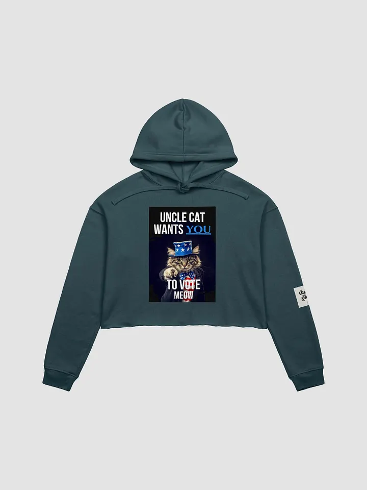 Uncle Cat Cropped Hoodie product image (2)