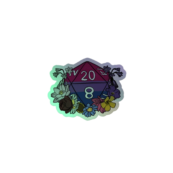 DnD Inspired Pride - Sticker - Bi Holo product image (1)
