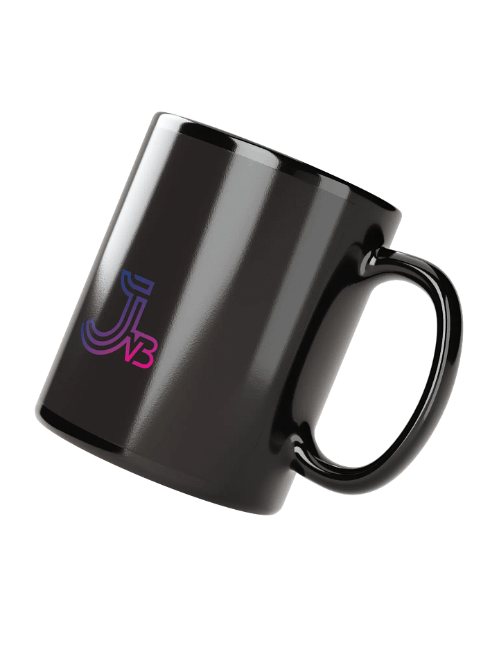 Gradient JVB Logo Black Glossy Mug product image (3)