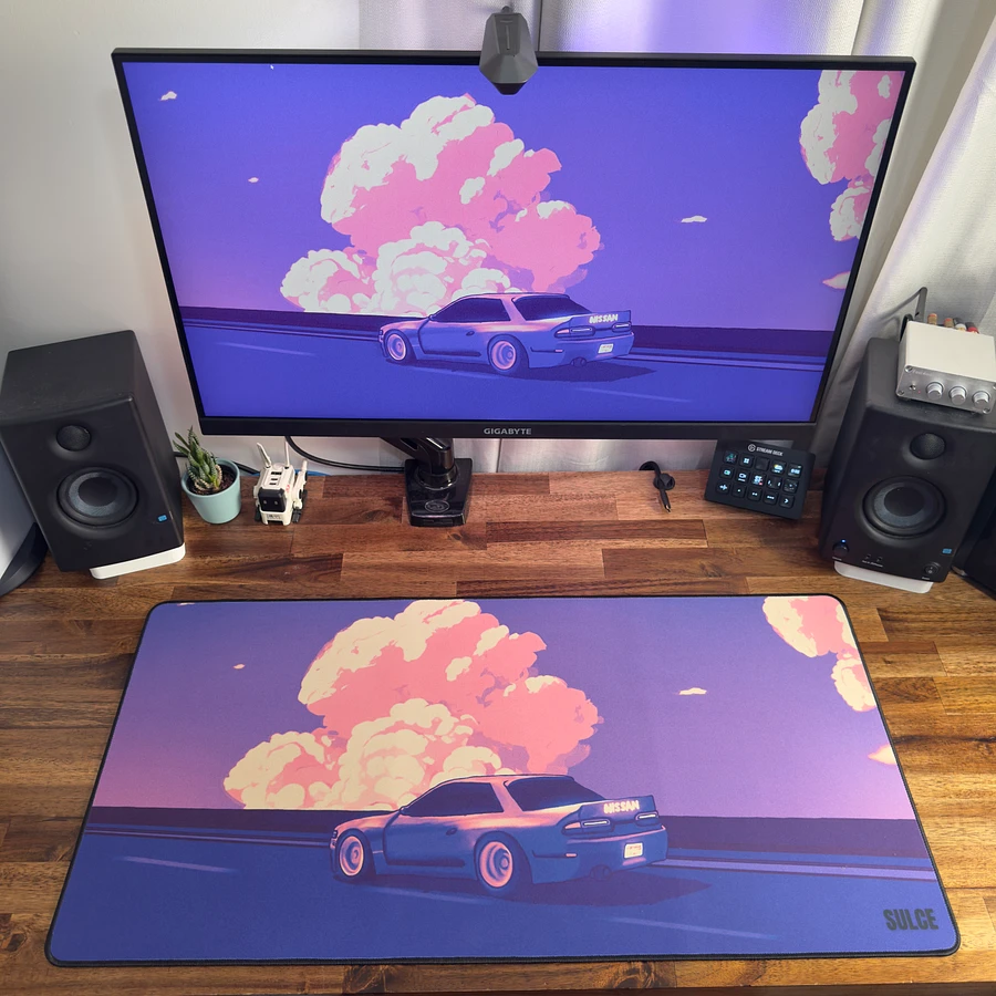 Purple - Cozy Drive | L - Desk Mat product image (6)