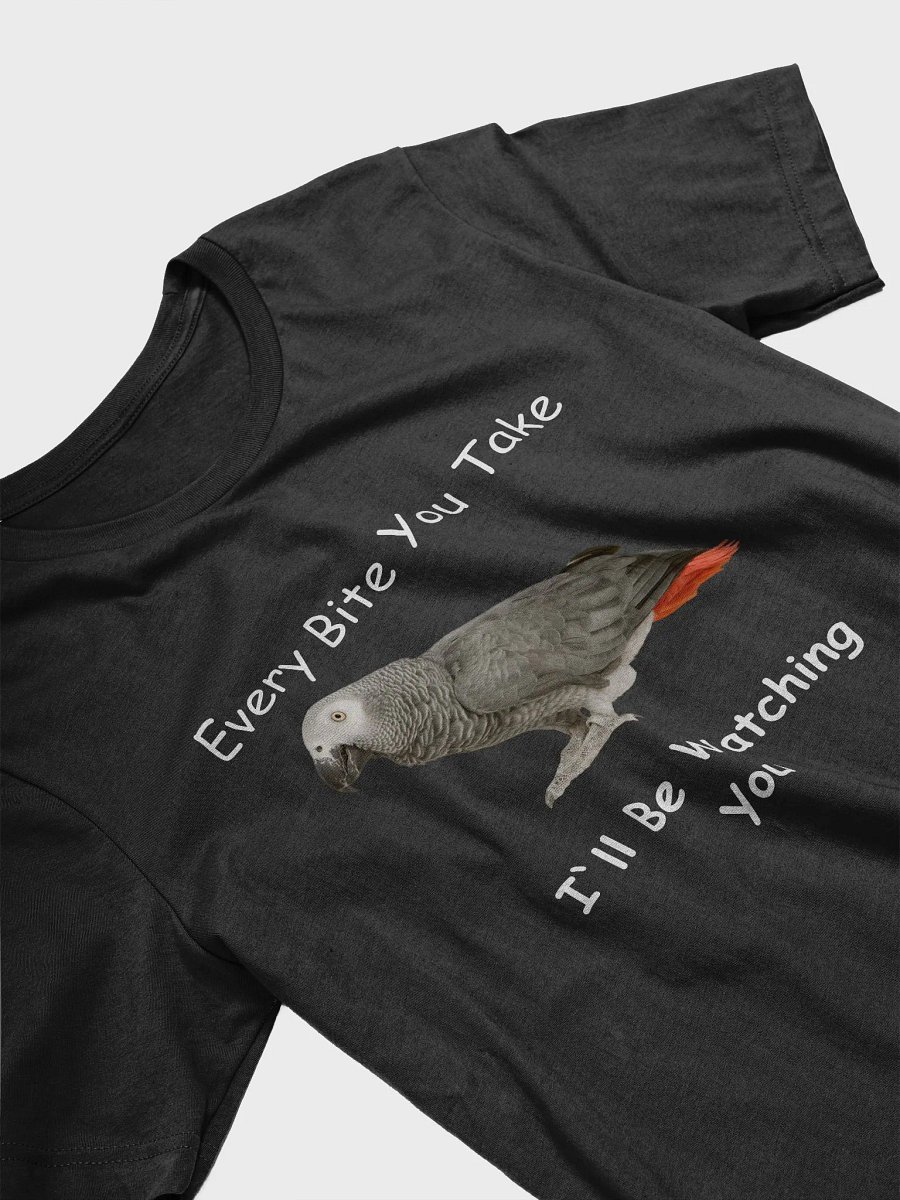 Vibrant African Grey Parrot Portrait T-Shirt product image (17)