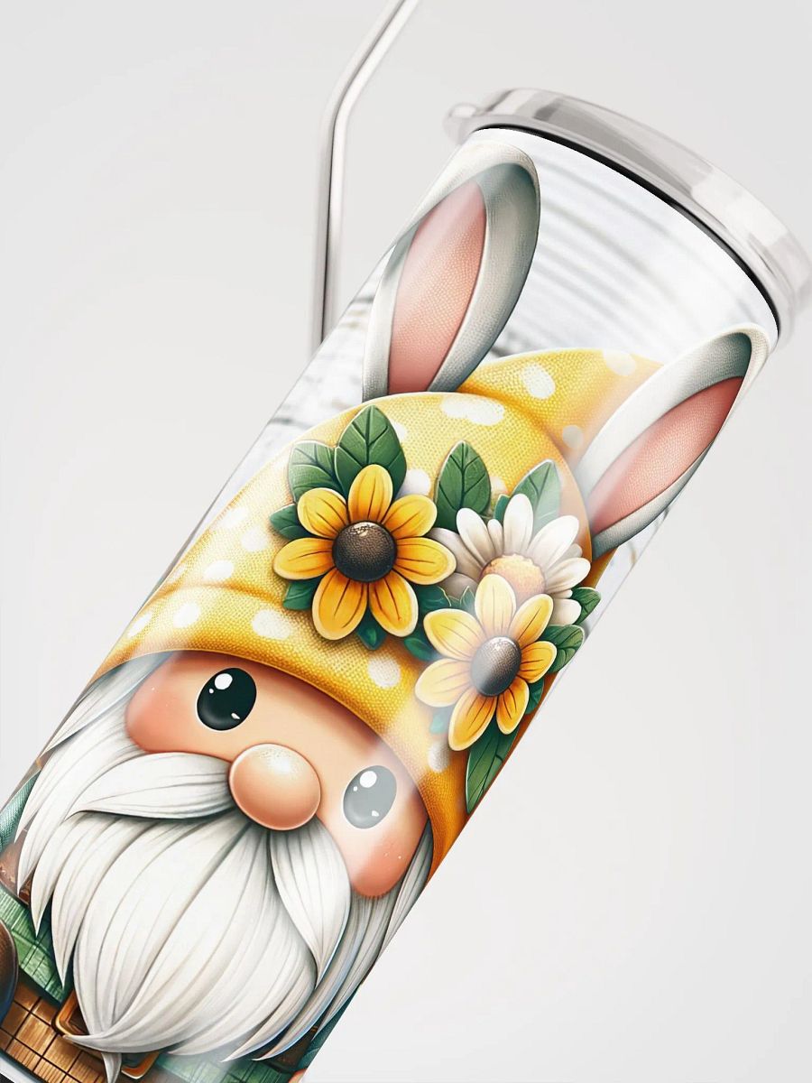 Bunny Hat Gnome Stainless Steel Tumbler product image (9)