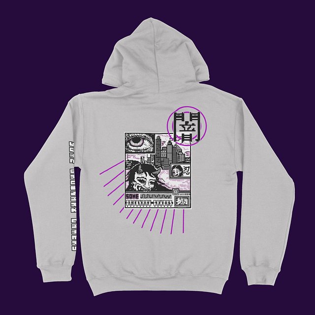 Eye Hoodie - Gray product image (1)