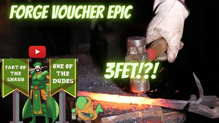FORGE 3 FOOT EPIC FORGE ITEM! product image (1)