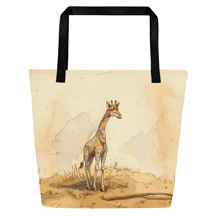 Cute Giraffe Tote Bag product image (1)