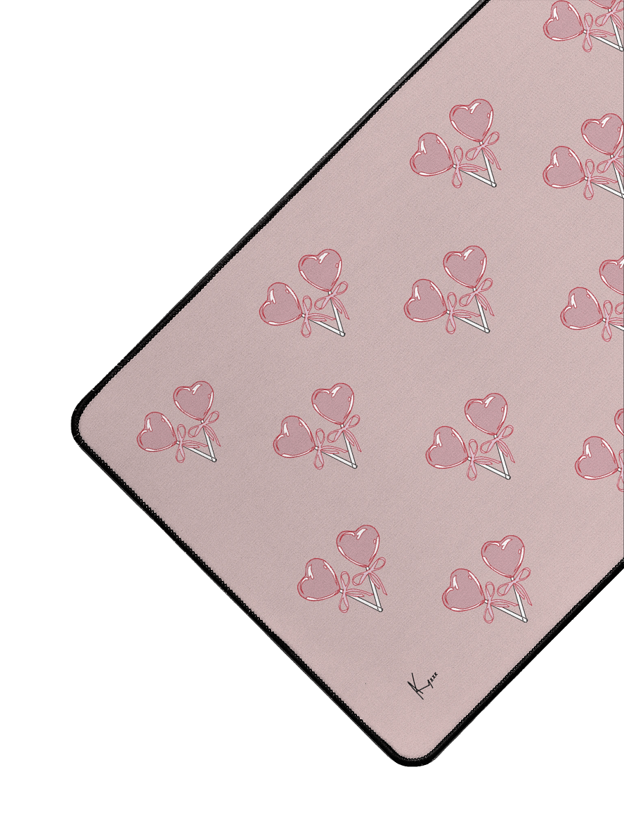 Lollipop Heart-bow | 31.5 x 15.5 in Mousepad product image (3)