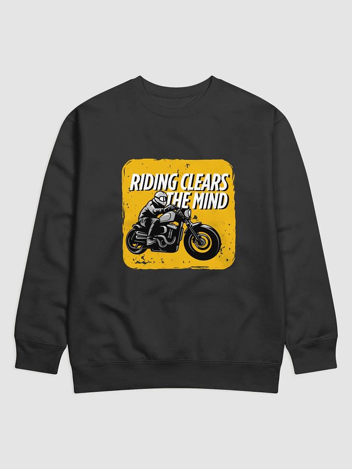 Mind-Revving Motorcycle Adventure Sweatshirt | Riding clears the mind product image (1)