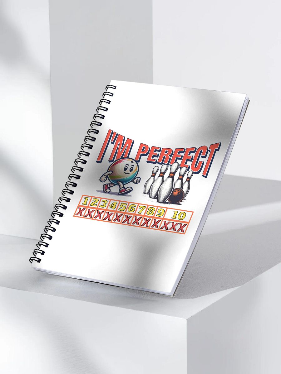 Im Perfect Bowling Game Spiral Notebook product image (3)
