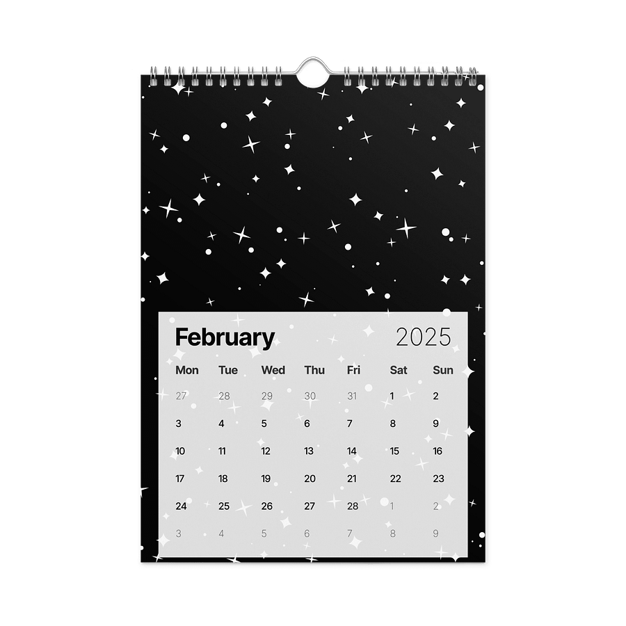 Starry Nights 2025 Customizable Wall Calendar product image (5)