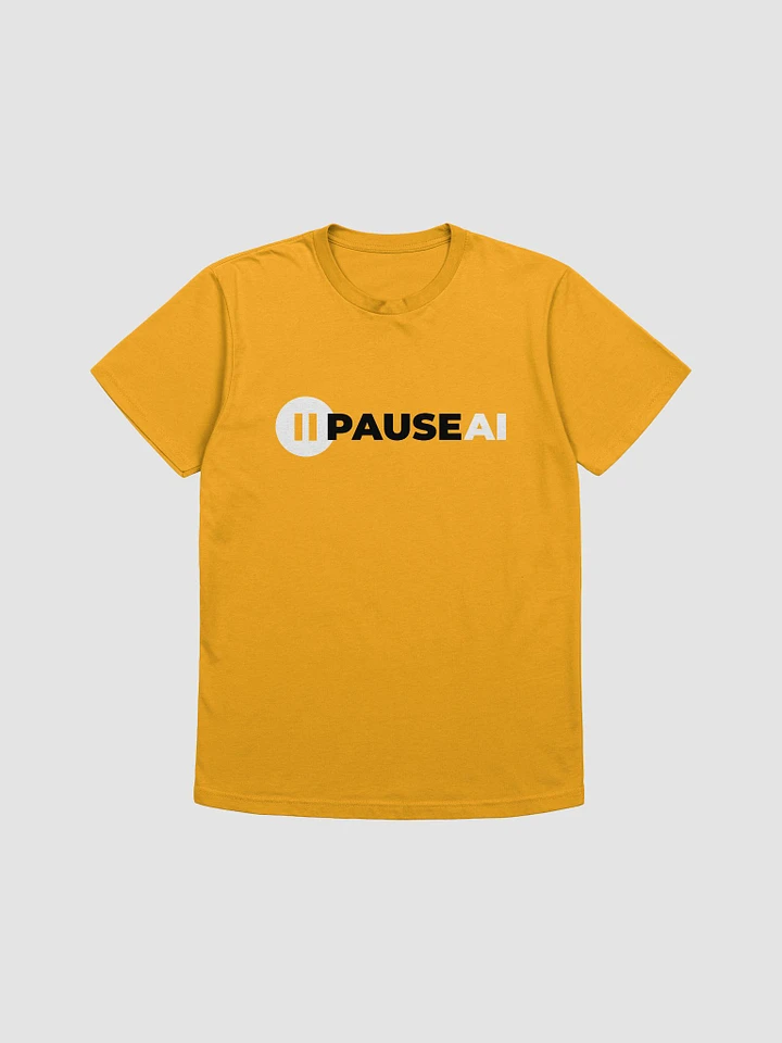 PauseAI t-shirt orange product image (1)