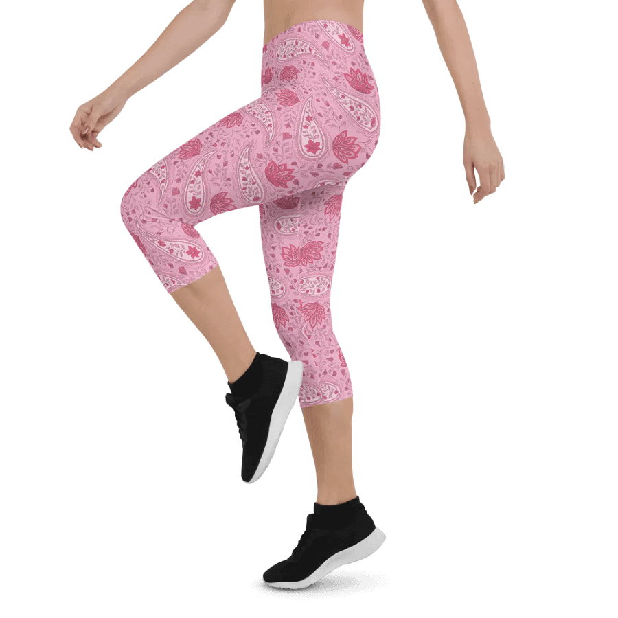 Rosewater Paisley | Capri Leggings product image (3)