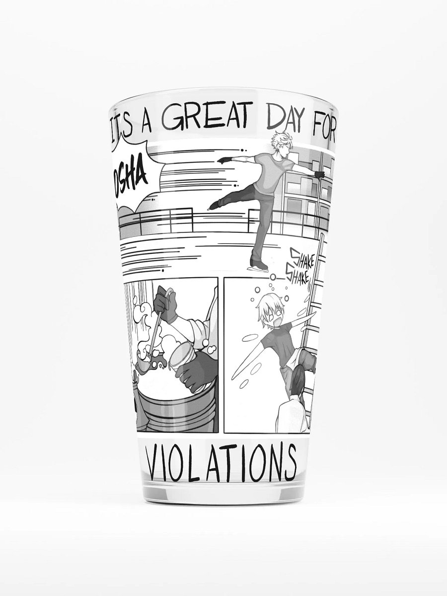 OSHA Pint Glass product image (1)