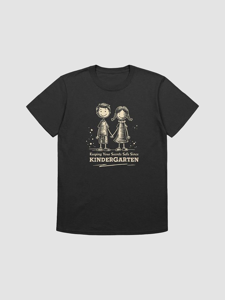 Keeping Your Secrets Safe Since Kindergarten T-Shirt – Cute Friendship Tee product image (2)