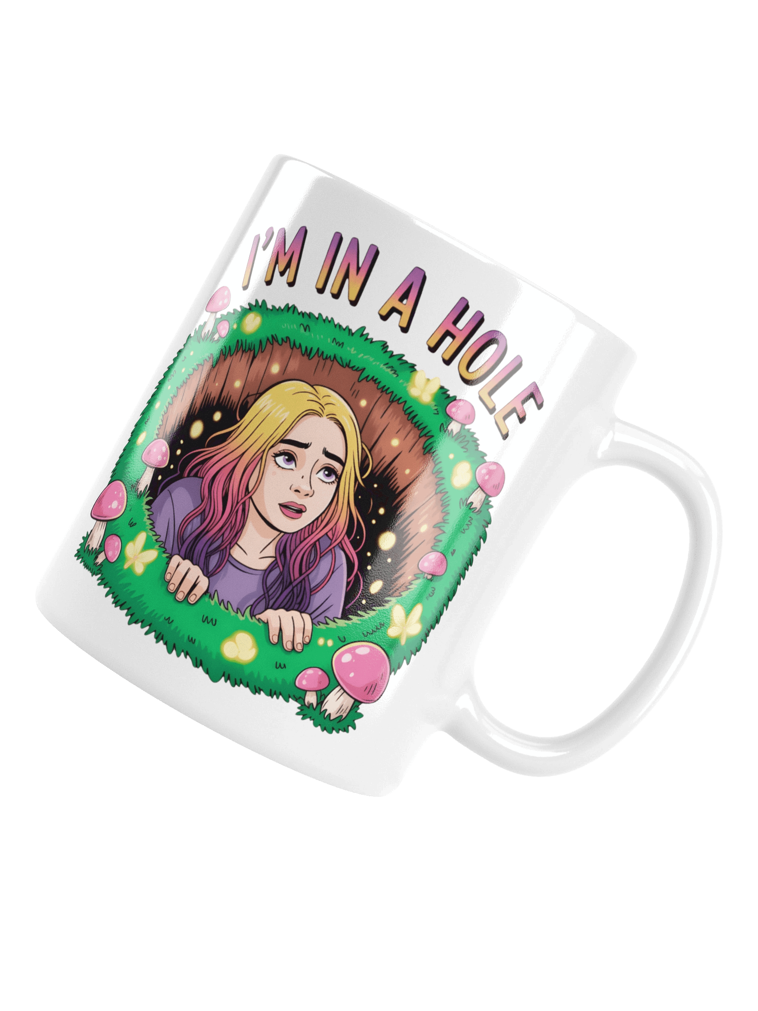 I'm In A Hole White Glossy Mug product image (15)