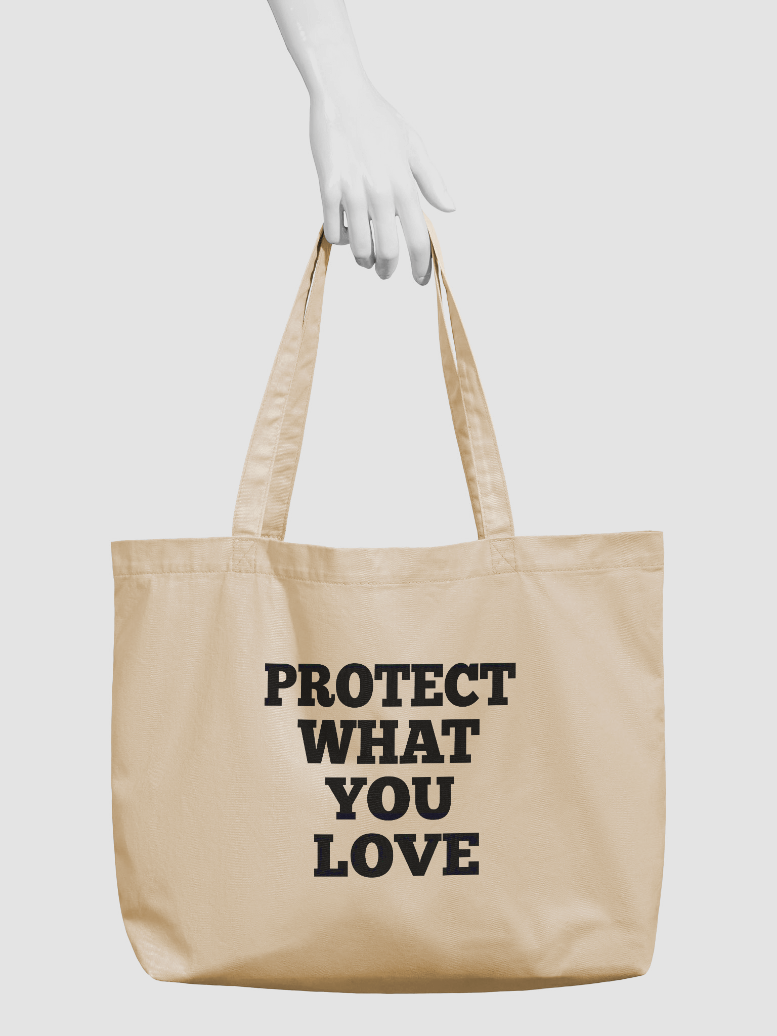 Herzenssache – Bio-Baumwolltasche „LOVE“ product image (3)