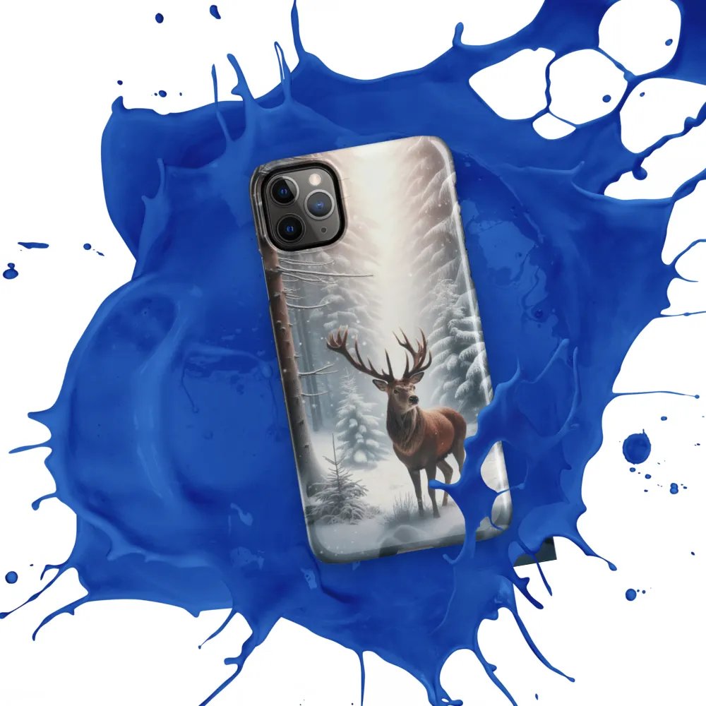 Majestic Deer Snowy Forest iPhone® Snap Case product image (54)