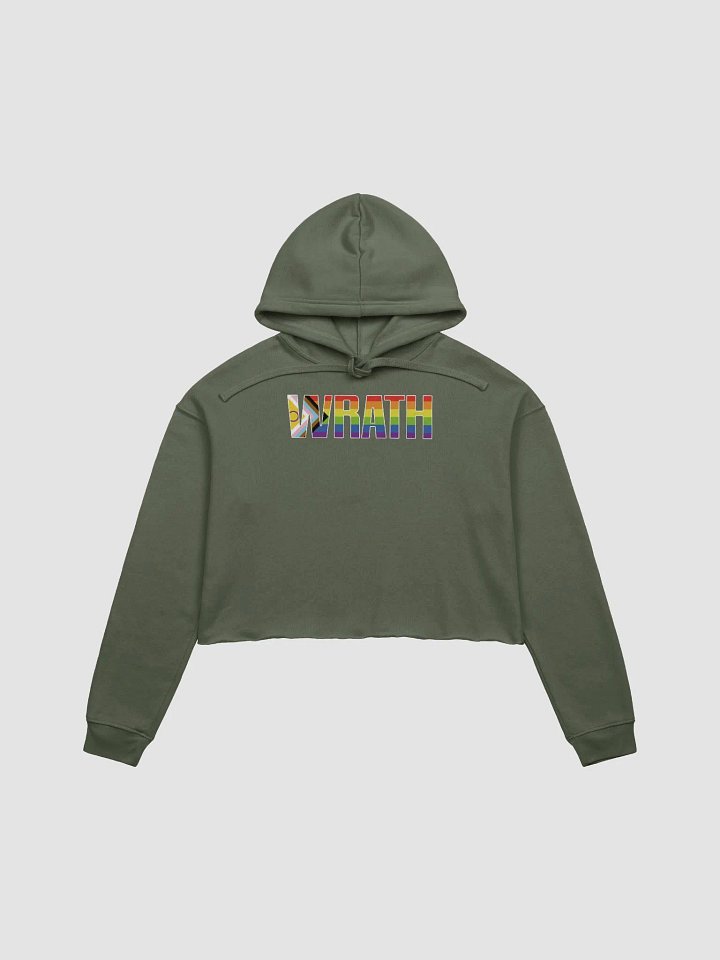 WRATH 2023 fleece crop hoodie product image (2)