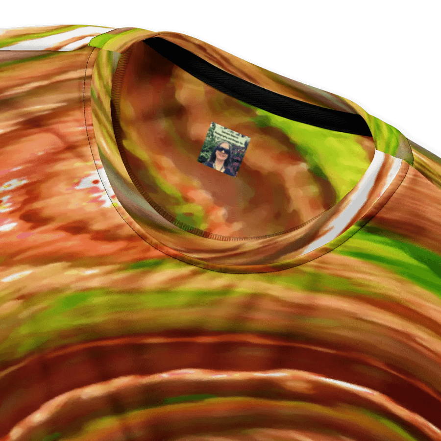 Abstract Swirling Earth Tones Lochan Water Reflections Unisex Sweatshirt product image (12)