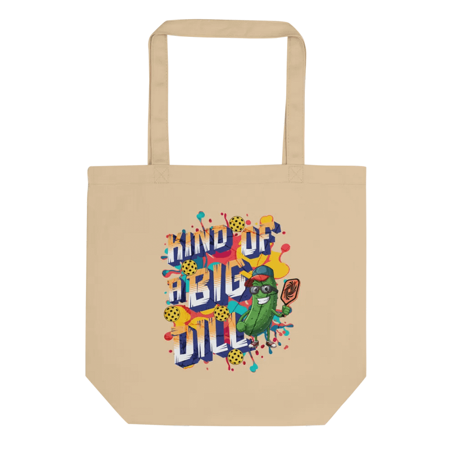 Kind Of A Big Dill Pickleball Cool Paddle Tote Bag product image (1)