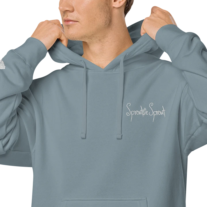 SproutsieSprout hoodie - little print - white embroidery product image (86)