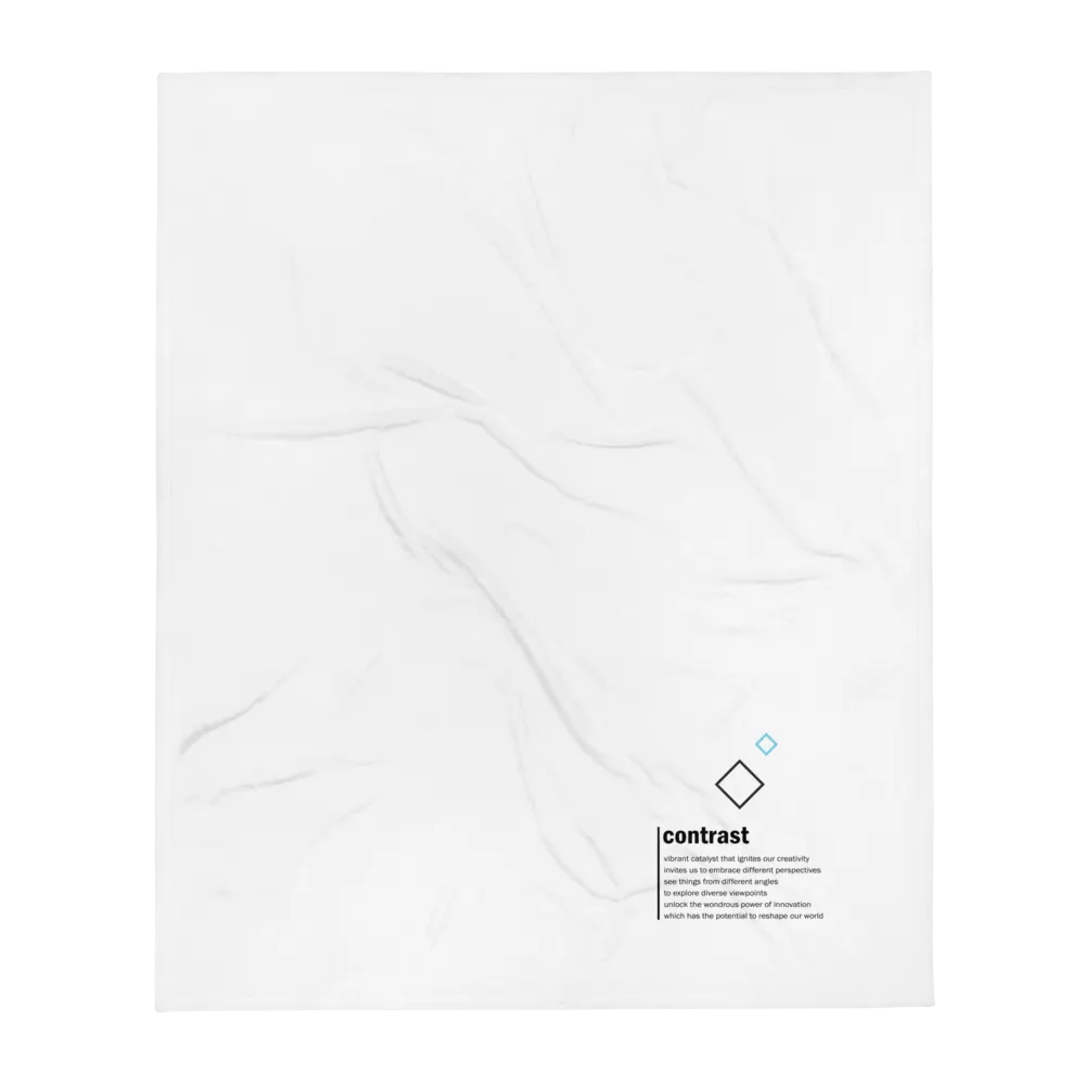 contrast blanket - light blue line product image (4)