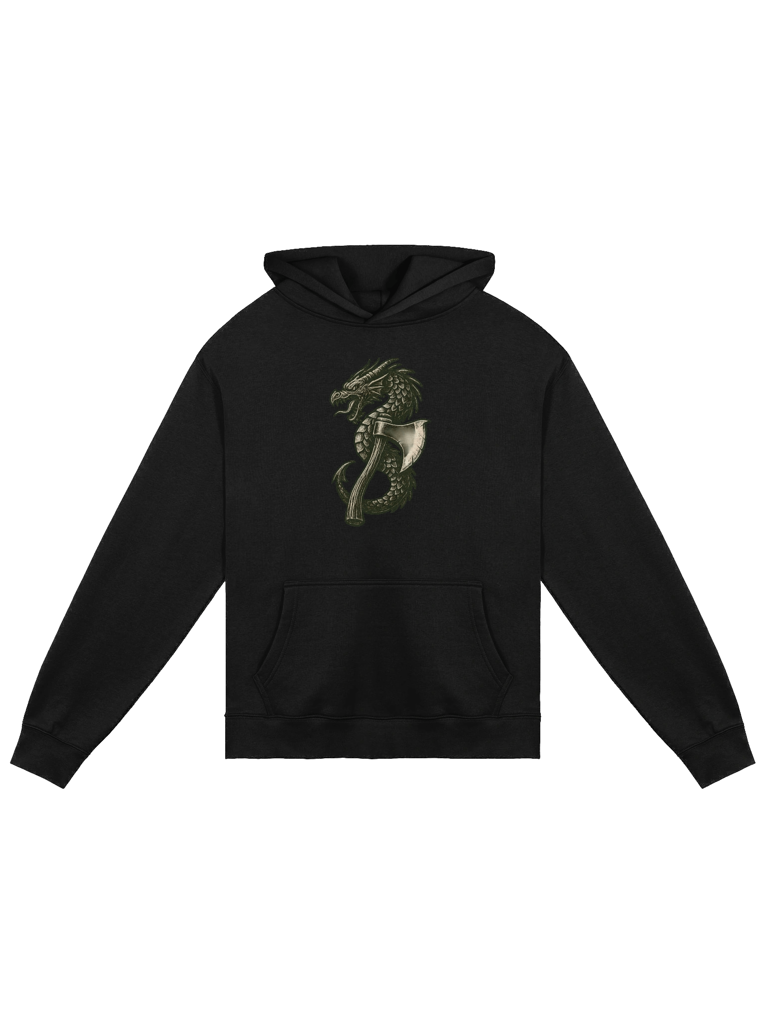 Rugged Sportsmen Nordic Dragon Axe Oversized Hoodie product image (1)