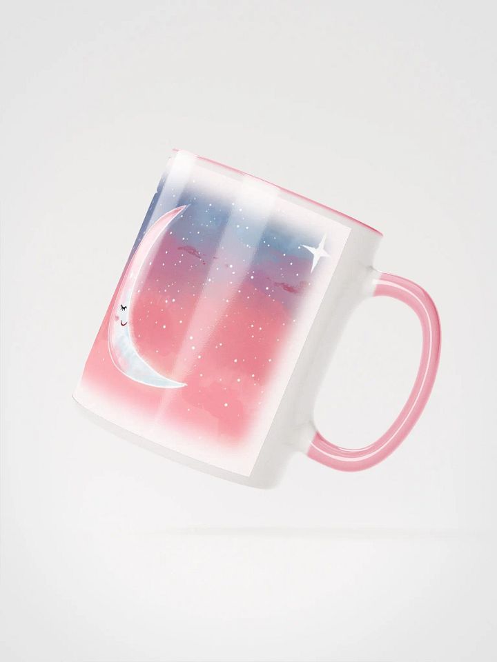 Moon In Pink Starry Sky Mug product image (2)