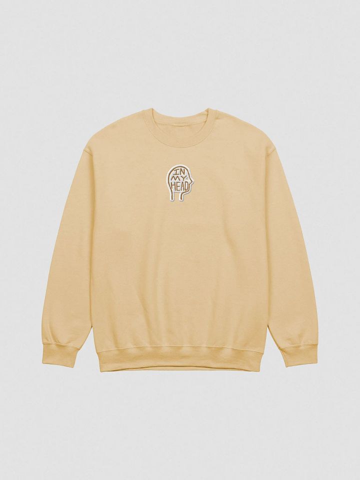 In My Head embroidered crewneck (brown bubble design) product image (2)