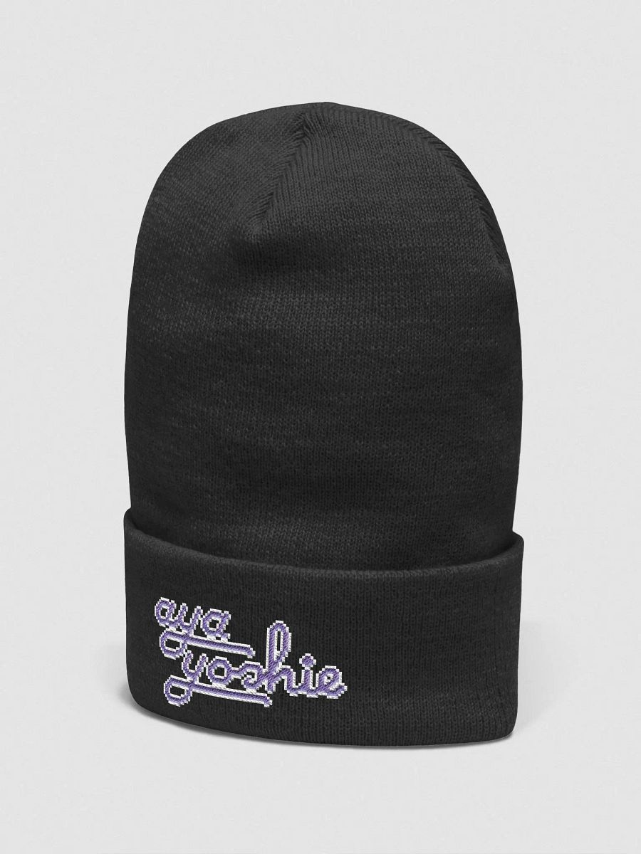 Aya Yoshie Pixel Embroidered Beanie product image (2)