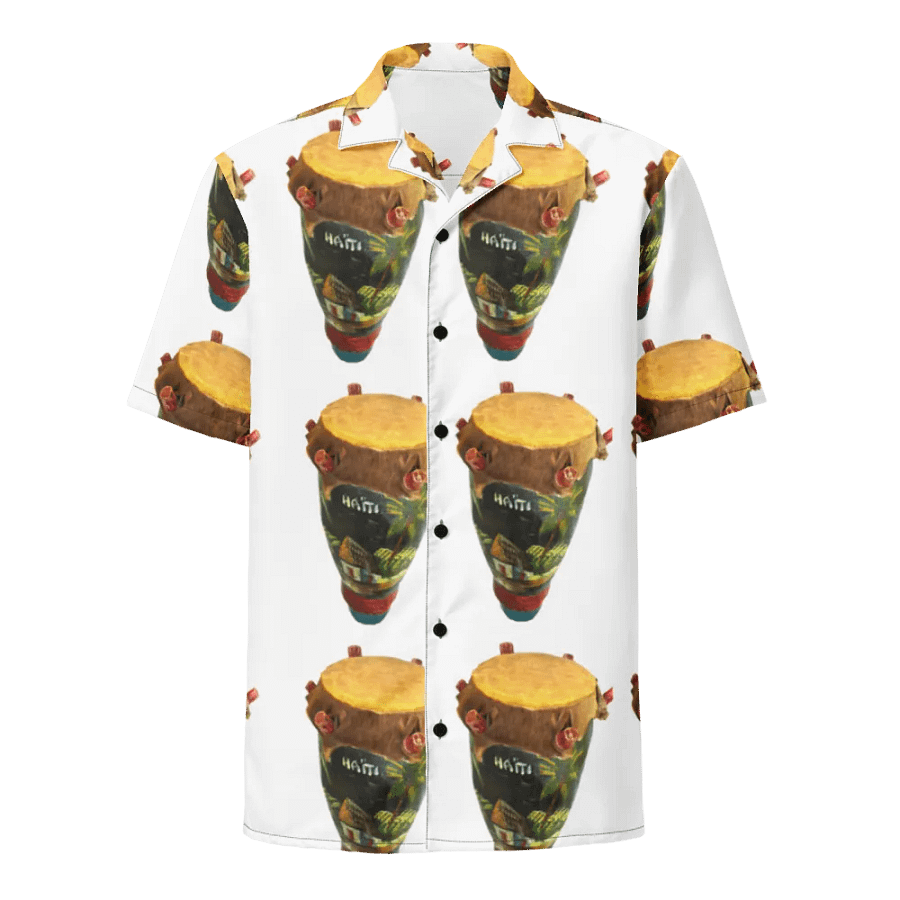Haitian Rhythm Drums Button-Up product image (1)