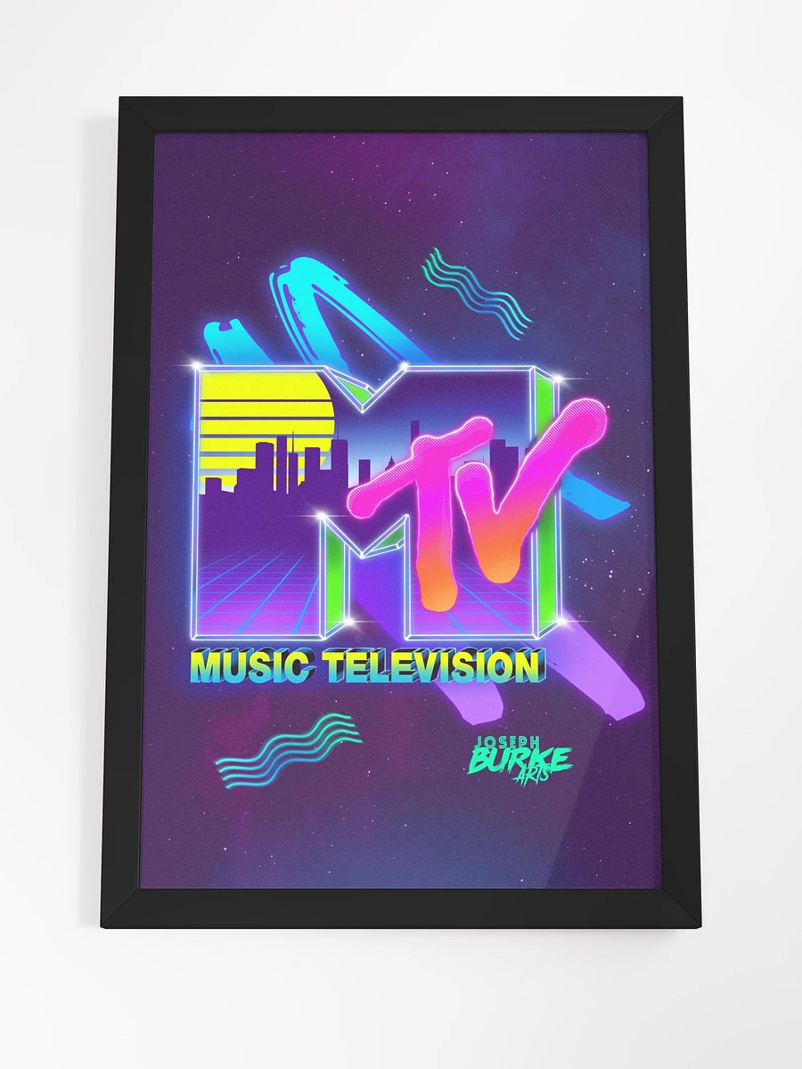 MTV Synthwave Nostalgia Framed Art product image (4)