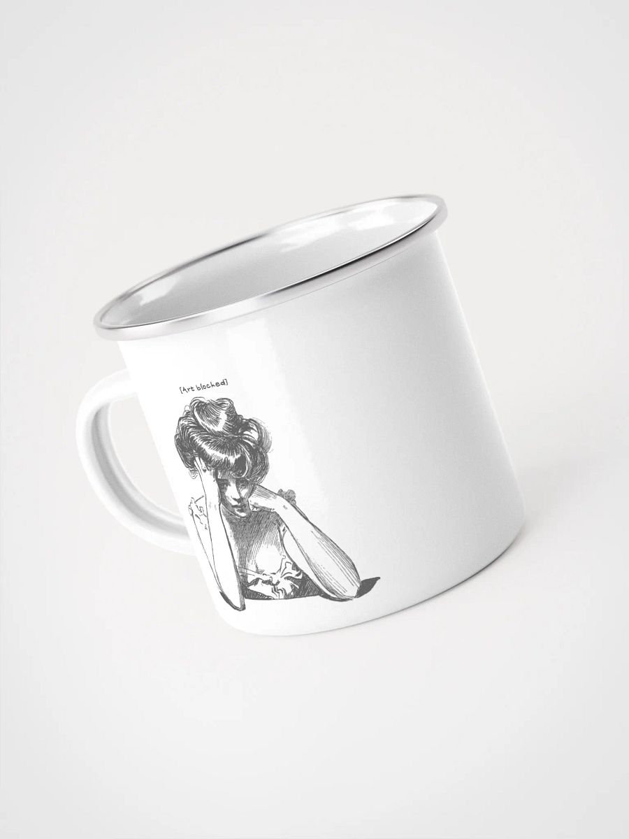 "Art Blocked" Enamel Mug product image (4)