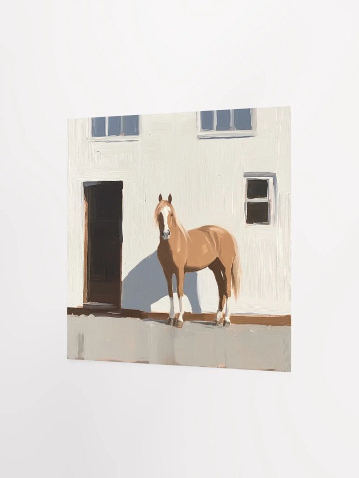 Modern Farmhouse: Brown Horse V Art Print product image (2)