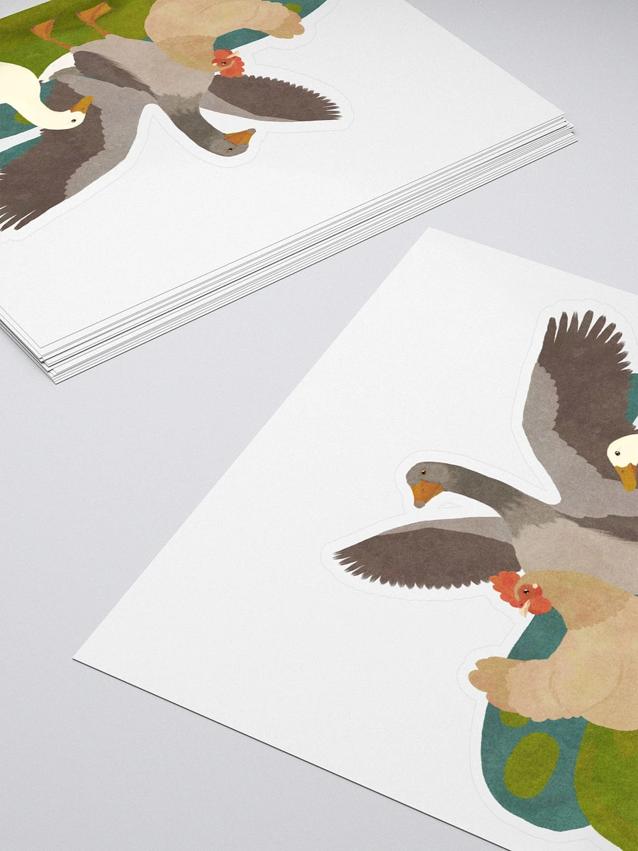 Feathered Trio Sticker product image (4)