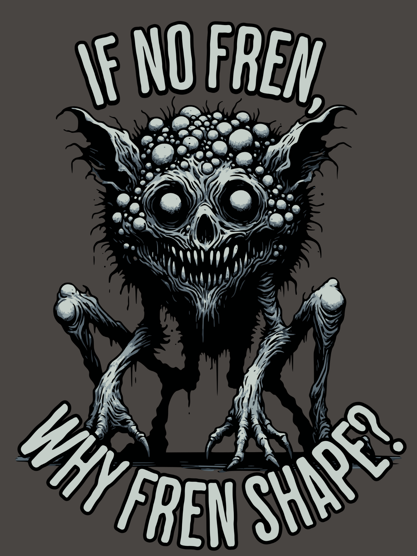 If No Fren Why Fren Shape? Unisex T-Shirt product image (1)
