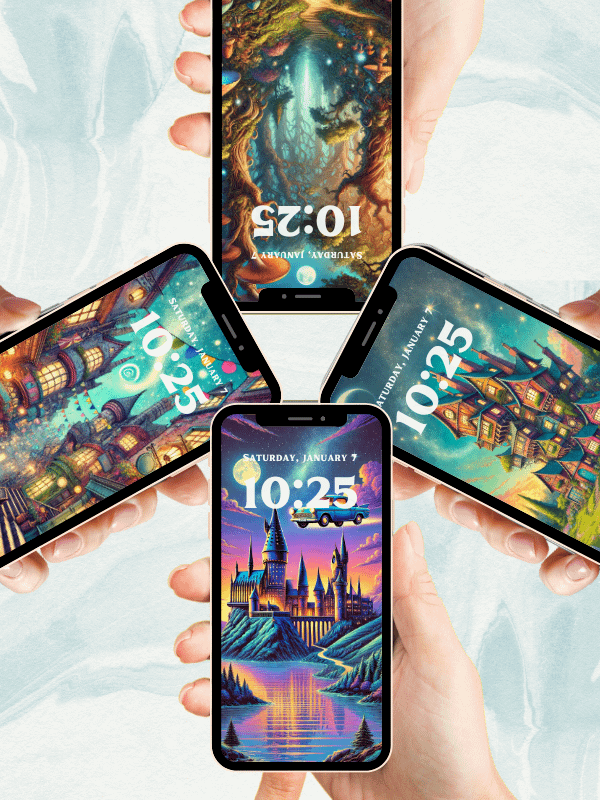 Harry Potter Fantasy Illustration Phone Wallpaper I 4K Quality Bundle product image (4)