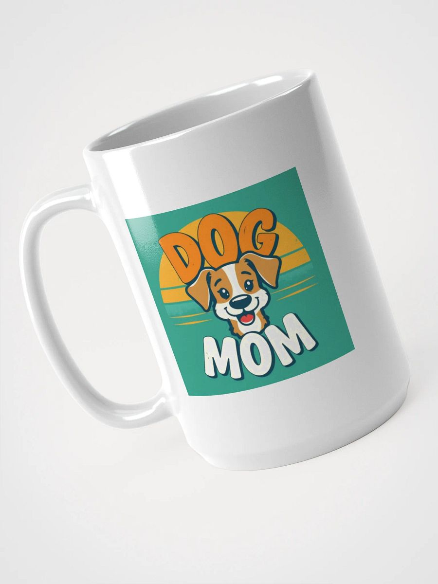 Dog Mom Sunset White Glossy Mug product image (4)