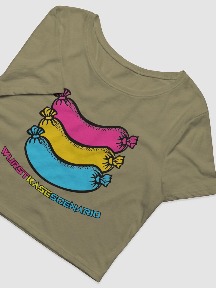 Pansexual Pride Crop Sausage Tee product image (6)