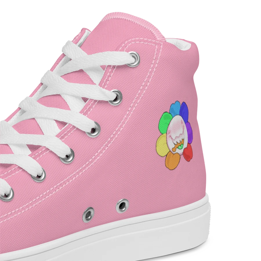 Pastel Pink and White Flower Sneakers product image (34)