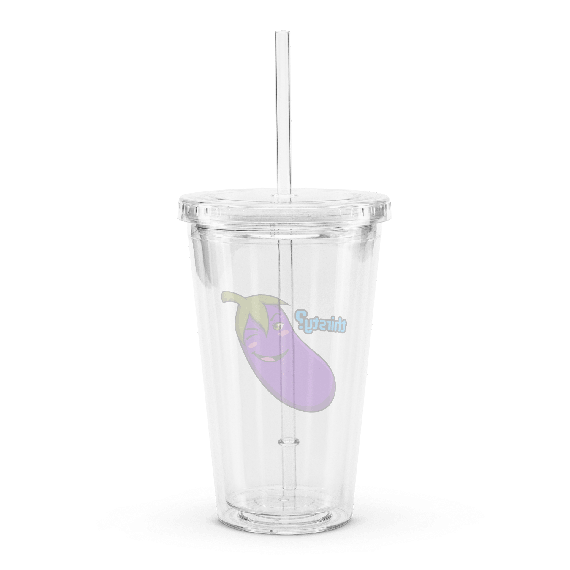 Eggplant Double Wall Plastic Tumbler product image (2)
