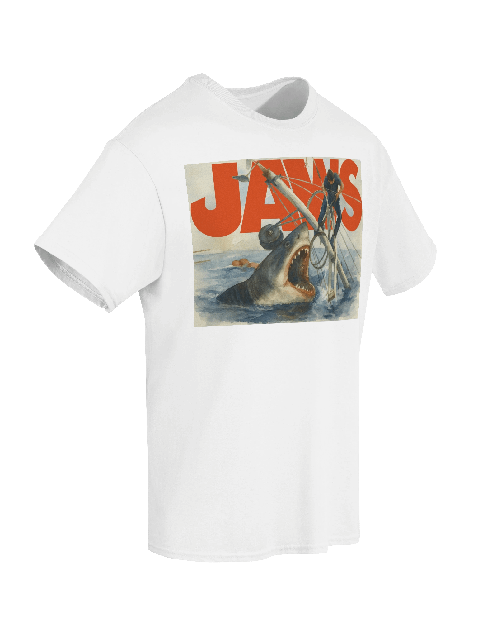 Jaws inspired Shark Showdown T-Shirt product image (88)